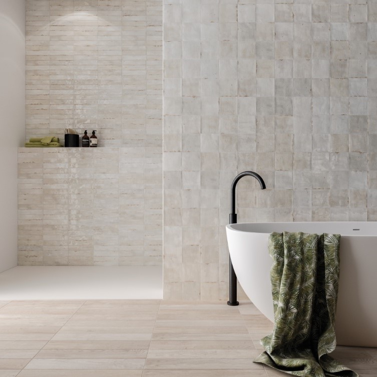 Enamel White diverse afmetingen - 1 00203000 enamel square white 12 5x12 5 stuk 1 sfeer - Enamel White 12,5x12,5