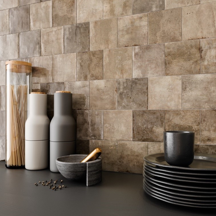 Enamel Truffel diverse afmetingen - 1 00203005 enamel square truffle 12 5x12 5 stuk 2 sfeer - Enamel Truffel 12,5x12,5