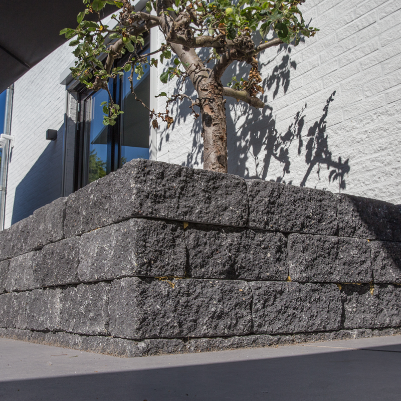 Tuinvisie Wallblock Tumbled Antraciet Gespleten En Getrommeld 30x12x12cm - 208589 wallblock tumbled 30x12x12 cm antraciet 3 50004451 - Wallblock Tumbled Antraciet 30x12