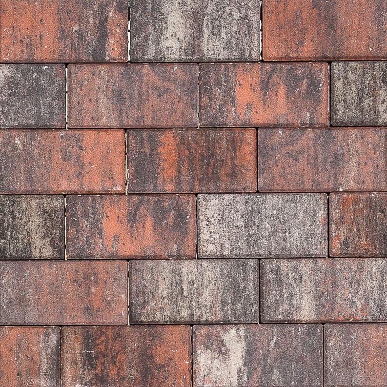 Tremico Betonstraatsteen Twents Bont keiformaat 21x10,5x7cm - 208846 tremico bkk 105x21x7cm twents bont 50000401 - Tremico Twents Bont 21x10,5x7cm
