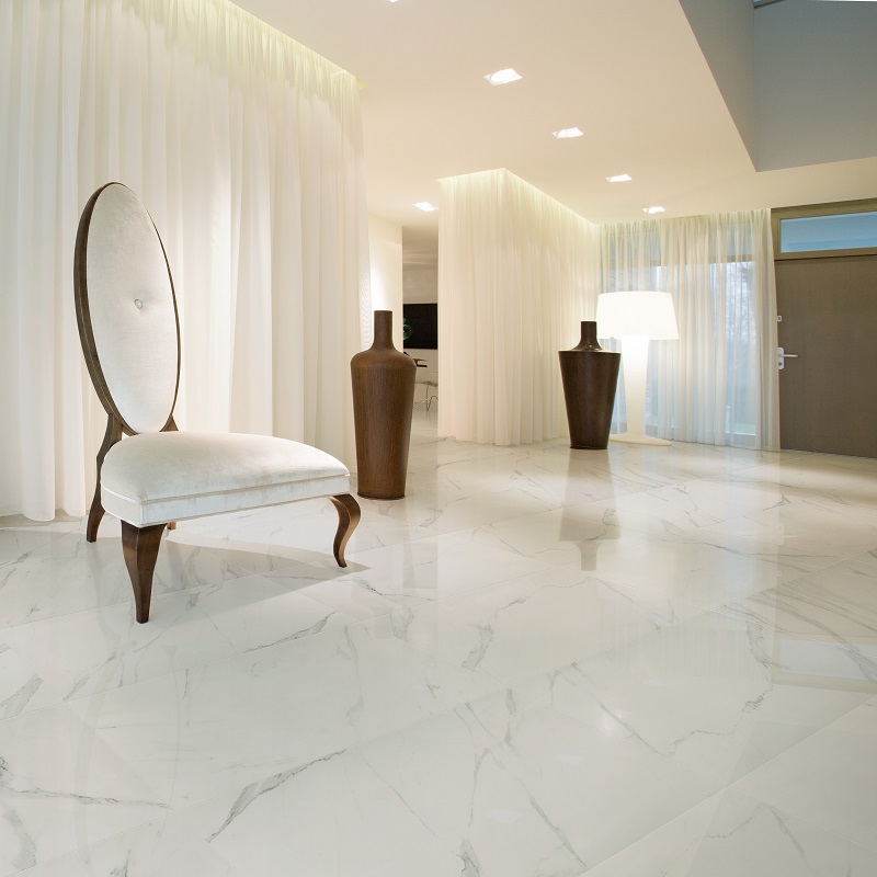 Baranello White Mat 33,3x100x0,7cm - Baranello sfeer 2 - Baranello White Mat 33,3x100