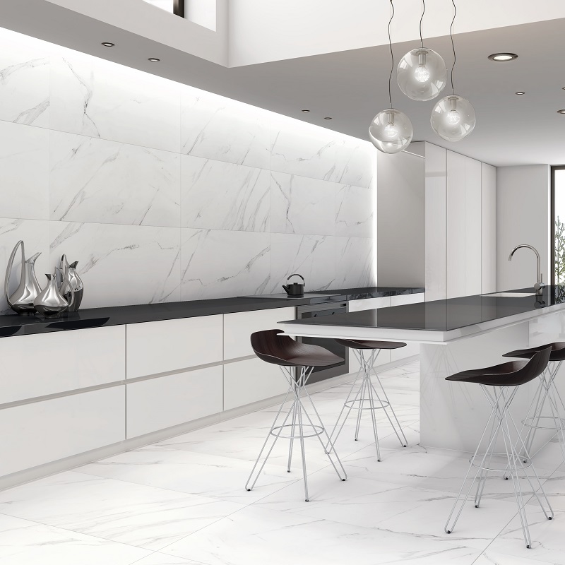Baranello White Glossy 33,3x100x0,7cm - Baranello sfeer - Baranello White Glossy 33,3x100
