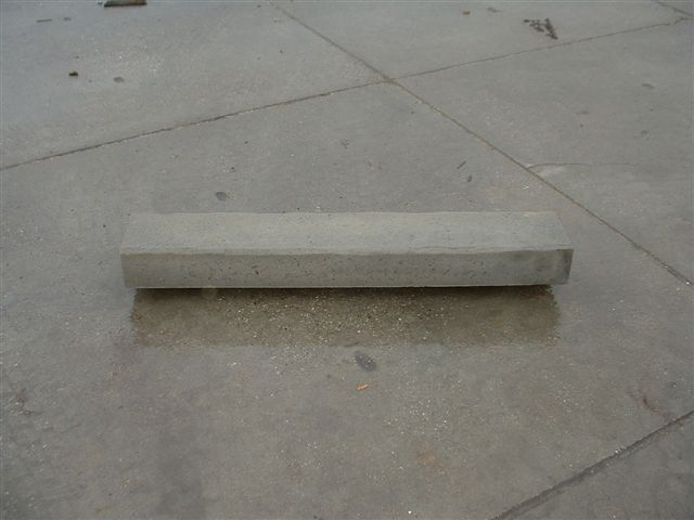 Betonbiels grijs diverse lengtes - Betonbiels 12x20x120 grijs - Betonbiels grijs lengte 60cm