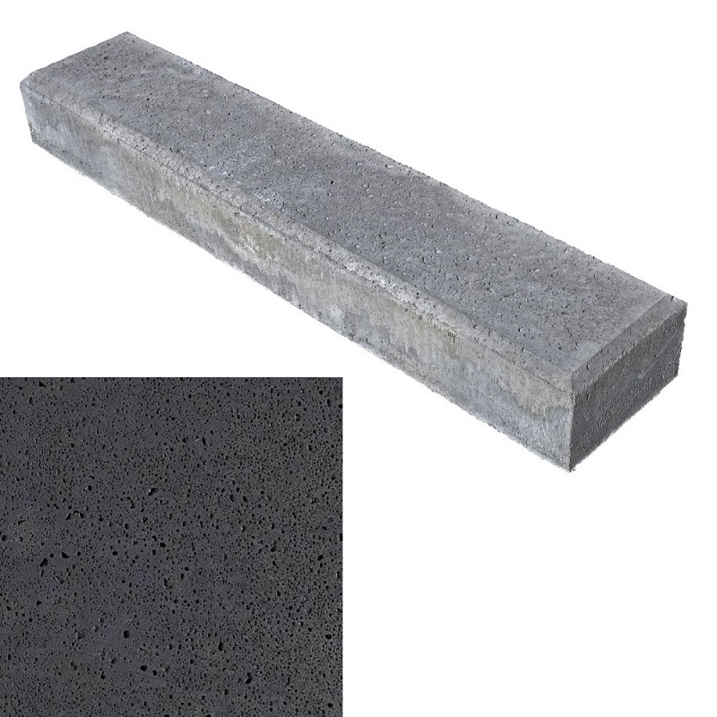 Betonbiels Oud Hollands carbon 100x20x12cm - Betonbiels oud hollands carbon - Betonbiels Oud Hollands carbon 100x20x12cm