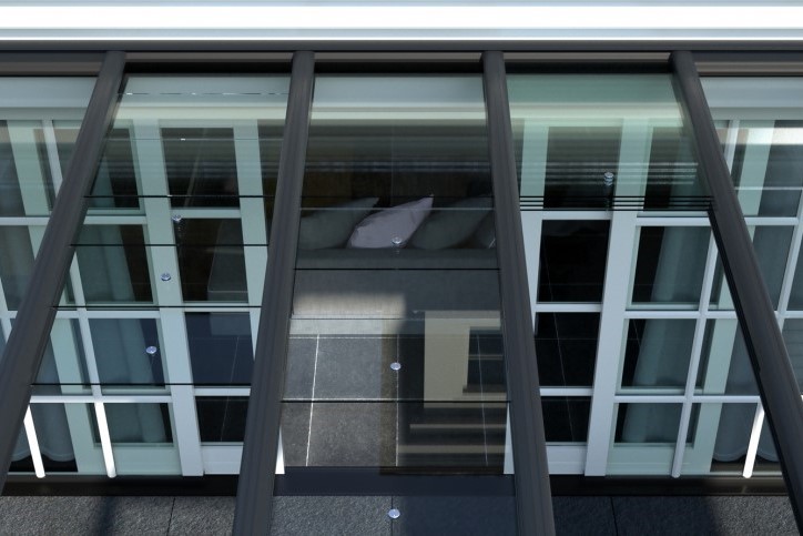 Cabrioline veranda - Cabrioline 3 - Cabrioline glasschuifdak 300x250cm