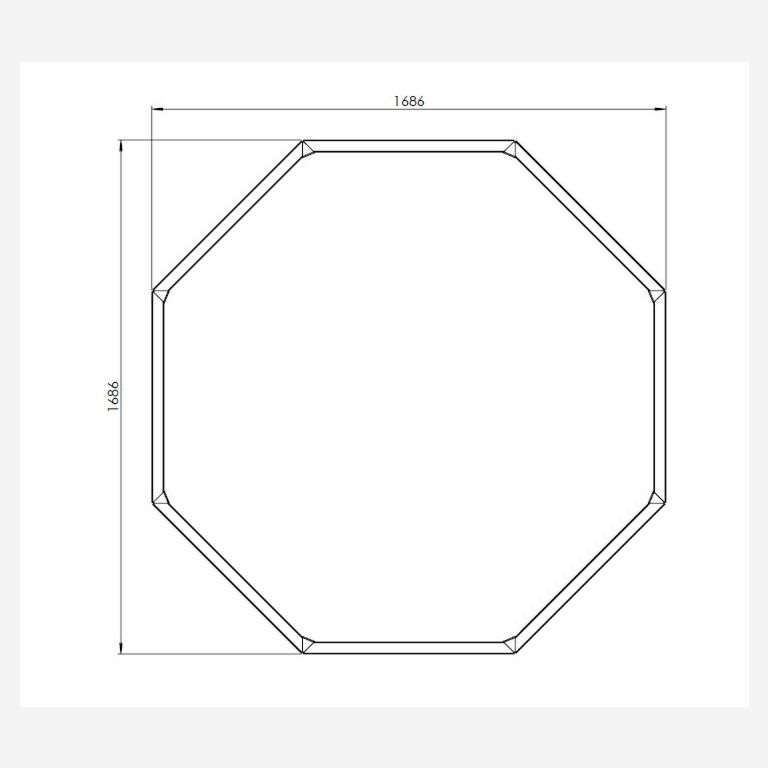 Gepoedercoat Staal Plantenbak Chicago 70 Hoogte 70cm - Chicago 700 3 - Gepoedercoate Chicago 70 Hoogte 70cm