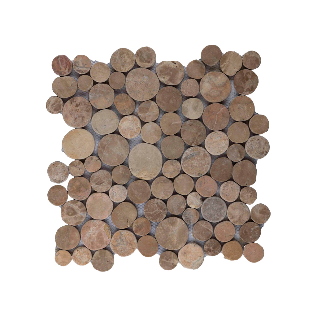 Moza&iuml;ek munt licht bruin - Coin light bruin - BN113 munt licht bruin
