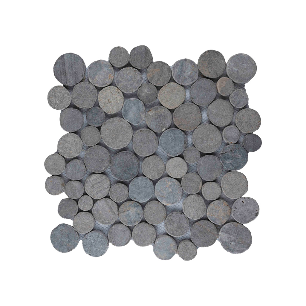 Moza&iuml;ek munt licht grijs - Coin light grey - BN113 munt licht grijs