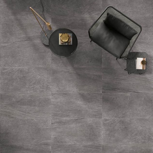 GeoCeramica Stone look Aspen Basalt KTBN04 diverse afmetingen - Geoceramica 100x100x4 aspen basalt 1  - KTBN04 Aspen Basalt 60x60