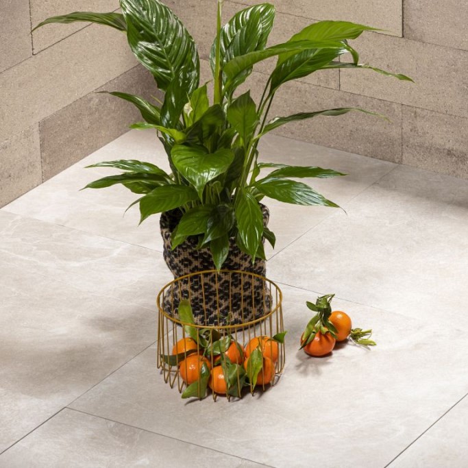 GeoCeramica Stone look Motion Shell Beige KTBN04 diverse afmetingen - Geoceramica 60x60x4 motion shell beige 1  - KTBN04 Motion Shell Beige 60x60