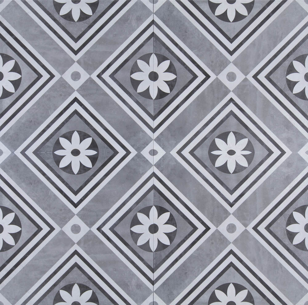 GeoCeramica D&eacute;cor Concreet Flower Decorate KTBN04 60x60x4cm - Geoceramica concreet flower - KTBN04 Concreet Flower Decorate 60x60