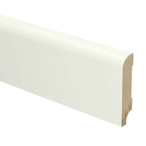 MDF Koloniale plint 70x15 wit voorgelakt RAL 9010 - Koloniale plint 70 - 16002