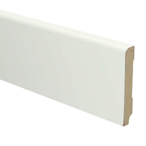 MDF Koloniale plint 90x15 wit voorgelakt RAL 9010 - Koloniale plint 90cm - 16003