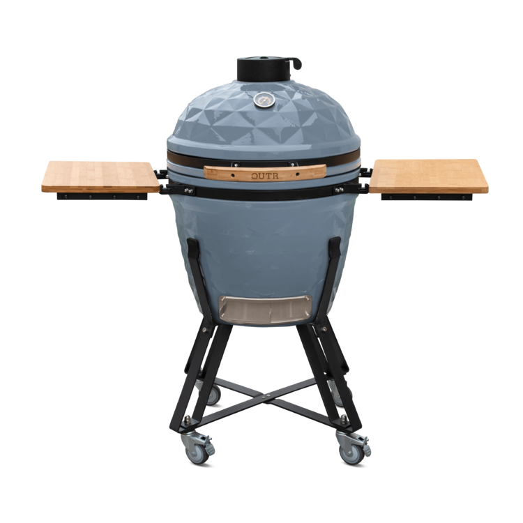 Kamado Grill Large Diamond 56 - Oceaanblauw - Large diamond 56 oceaanblauw - Kamado Grill Large Diamond 56 - Oceaanblauw