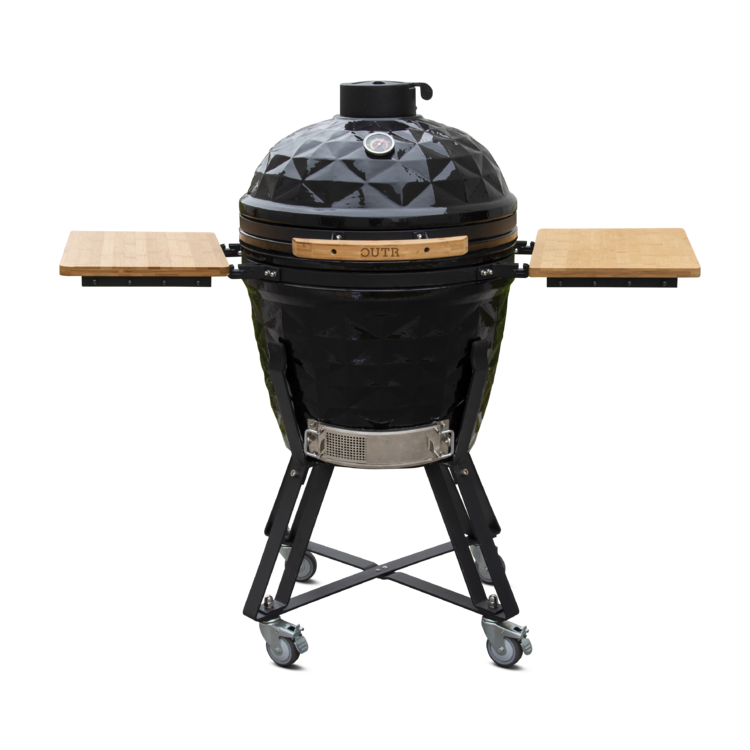 Kamado Grill Large Diamond 56 - Zwart - Large diamond 56 zwart - Kamado Grill Large Diamond 56 - Zwart