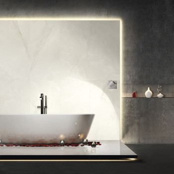 Ariostea Ultra Onici Onice Bianco Extra Soft diverse afmetingen - Marble effect floors onice bianco extra 01 - Ariostea Bianco Extra Soft 37,5x75cm