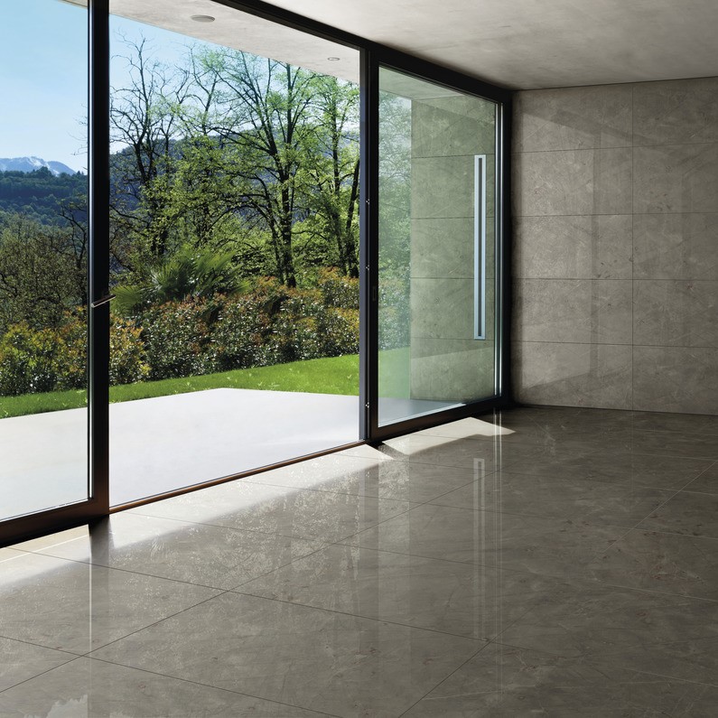Ariostea Marmi Classici Pulpis Grey Soft 60x120cm - Marble effect grey floors pulpis grey 01 - Ariostea Pulpis Grey Soft 60x120cm