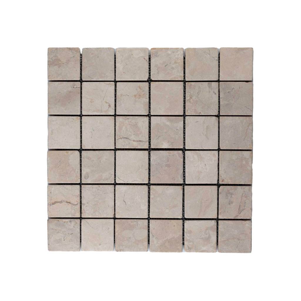 Metric moza&iuml;ek cr&egrave;me 5x5cm - Metric cream 5x5 - BN113 moza&iuml;ek cr&egrave;me (2)