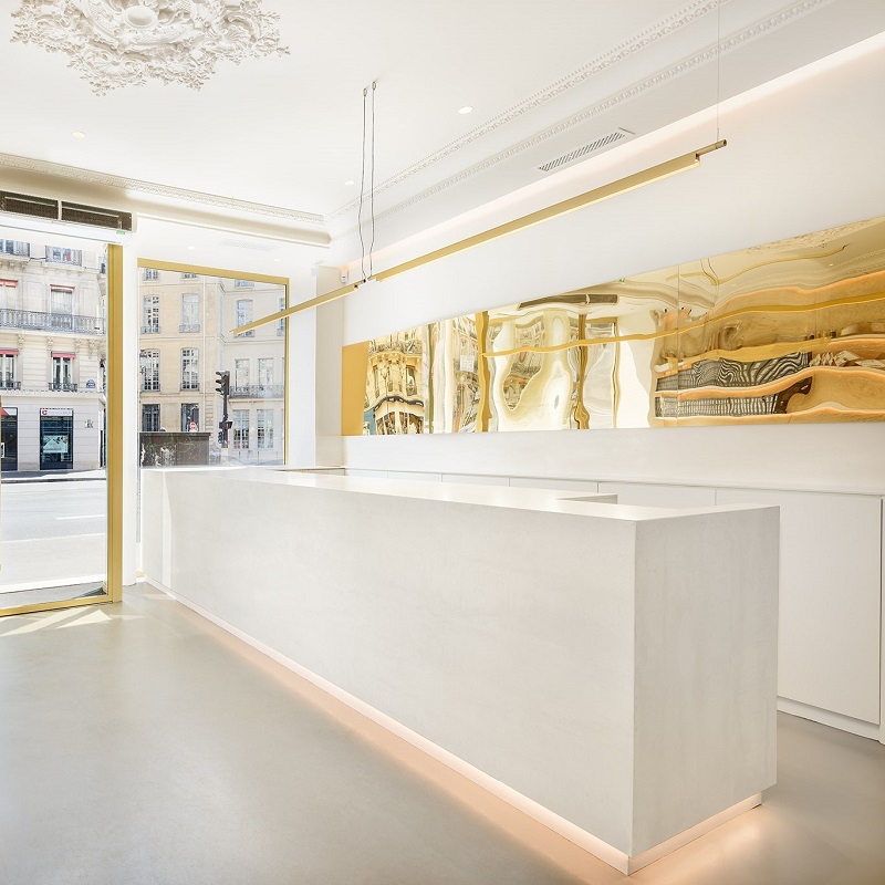 Neolith Iron Frost Silk diverse afmetingen - Neolith iron frost satin 2 1 sfeer - Iron Frost Silk 75x75
