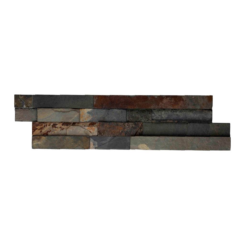 Steenpaneel roestige leisteen - Panels 02 roestige leisteen - BN113 paneel roestige leisteen