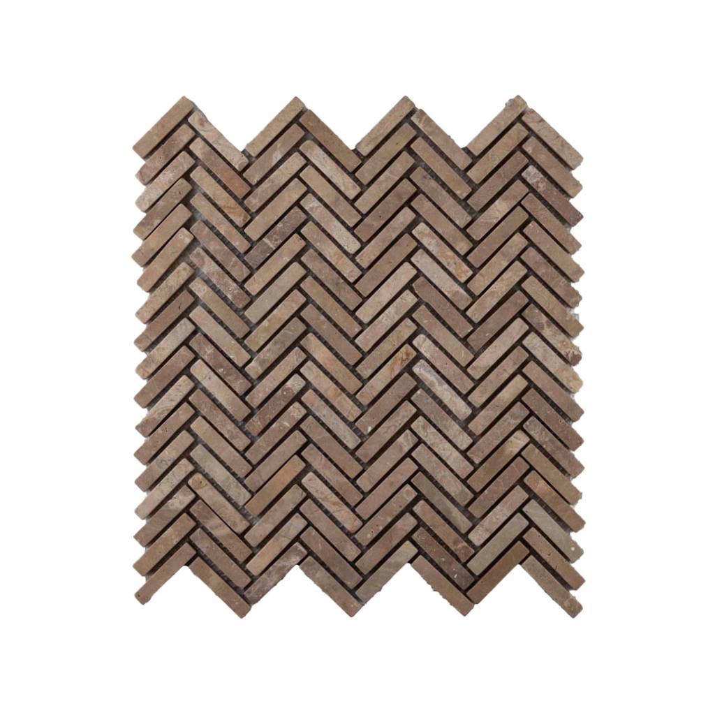 Parket visgraat licht bruin 1x7,3cm - Parquet fishbone light brown 1 - BN113 visgraat licht bruin (2)