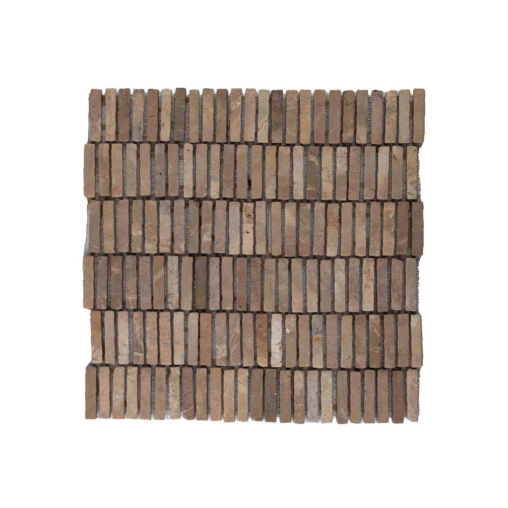 Parket kitkat licht bruin 1x4,8cm - Parquet kitkat light brown 1x4 8cm - BN113 kitkat licht bruin (1)
