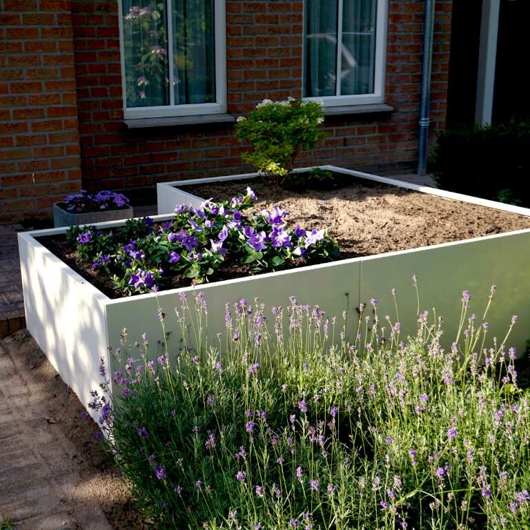Gepoedercoat Staal Plantenbak Kansas 100 diverse hoogtes - Pbpckaral9001 2 1 - Gepoedercoate Kansas 100 Hoogte 30cm