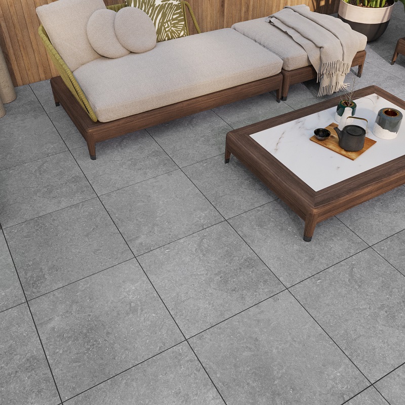 Ceramaxx Pietra Belgio Grigio Chiaro KTBN01 2cm dikte diverse afmetingen - Pietra belgio grigio chiaro 1 1 - KTBN01 Pietra Belgio Grigio Chiaro 60x60x2