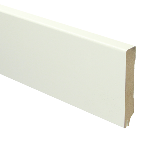 MDF Moderne plint 70x15 RAL 9010 + uitsparing - Ral 9010 moderne plint 90 2 - 16331