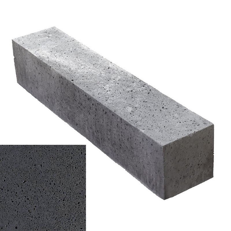Stapelblok Schellevis Oud Hollands carbon 100x20x20cm - Schellevis stapelelement oud hollands 75x15x15cm carbon 1 - Stapelblok Oud Hollands carbon 100x20x20cm