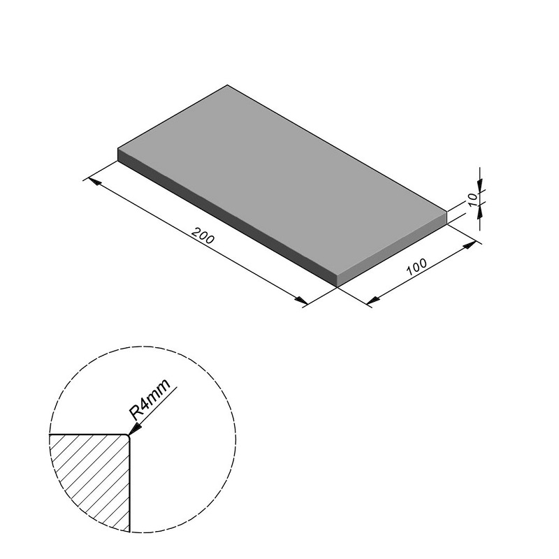 Megategel Smooth grey velvet 200x100x10cm - Smooth megategel afmeting 200x100 1 - Megategel Smooth grey velvet 200x100x10cm