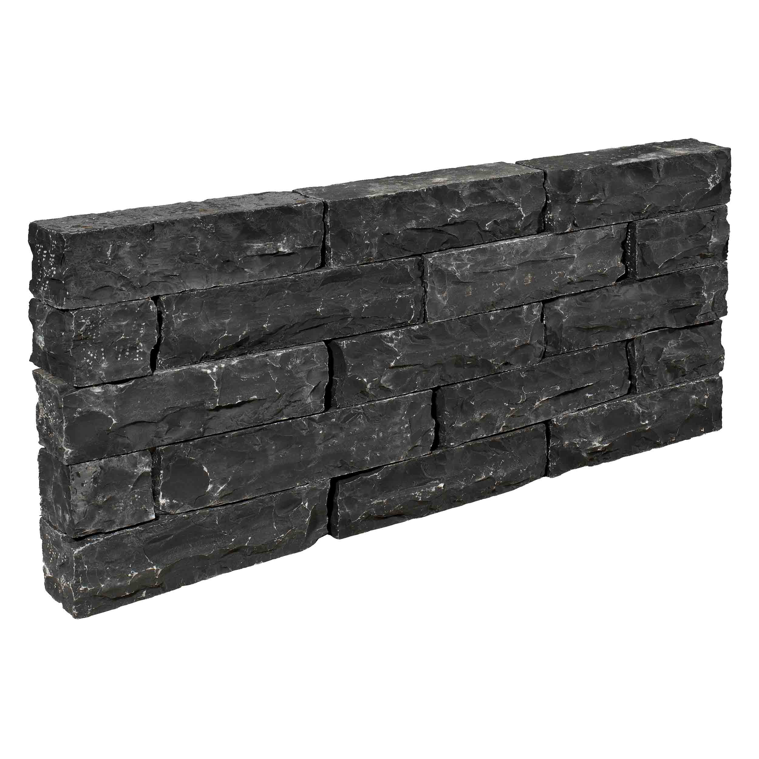 Stapelblok Desert Black 35 x 9-11 x 9-11cm - Stapelblokken desert black 5 1 - Stapelblok Desert Black