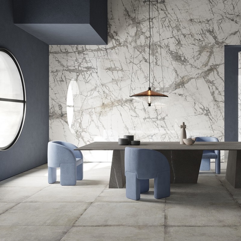 Ariostea Ultra Teknostone Light Grey Soft diverse afmetingen - Stone effect grey floors light grey 06 - Ariostea Light Grey Soft 100x100cm