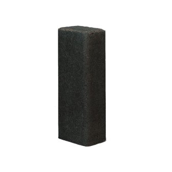 Palissaden zwart 16,5x11cm diverse hoogtes - 91 palisade rustiek zwart - Palissaden zwart 16,5x11cm 40cm hoog