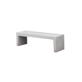 Betonnen Tuinbank Grijs/Zwart 150x45x45cm - Betonnen tuinbank grijs zwart 150x45x45cm - Betonnen Tuinbank 150x45x45cm