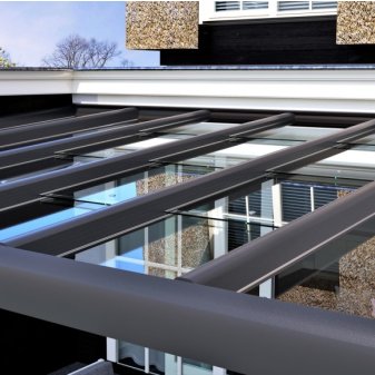 Cabrioline veranda - Cabrioline 1 vierkant - Cabrioline glasschuifdak 300x250cm