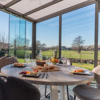Verasol tuinkamer Greenline polycarbonaat dak - Greenline tuinkamer poly - Verasol tuinkamer 