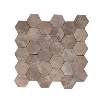 Parket hexagon licht bruin - Hexagon light brown - BN113 hexagon licht bruin