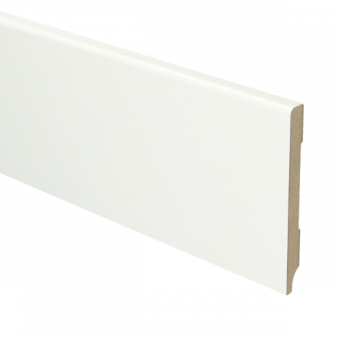 MDF Moderne plint 90x9 voorgelakt RAL 9016 - Moderne plint 90x9 ral 9016 - 15972