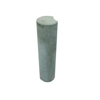 Palissaden grijs diameter 15cm - Palissade 15x40cm grijs - Palissaden grijs diameter 15cm 60cm hoog