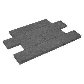 Paving Line Vietnam Black 40x20x5cm - Paving line vietnam black 1 - Paving Line Vietnam Black 40x20