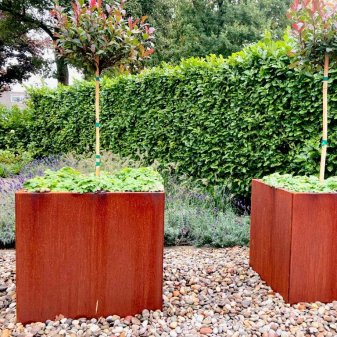 Cortenstaal Plantenbak Miami 70x70x70cm - Pbcomi700x700x700 13 - Cortenstaal Plantenbak Miami 70x70x70cm