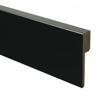 MDF Renovatie plint modern 90x18 voorgelakt RAL 9005 - Renovatieplint 9005 - 15974