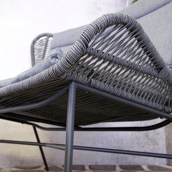 Stoelen Rome loungeset Antraciet - Rome relax set anthracite buitenleven antraciet kleur - 5140-AA