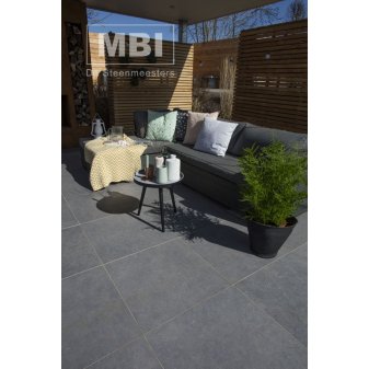 GeoCeramica 2Drive Impasto Grigio KTBN04 diverse afmetingen - Sfeerfoto impasto grigio - KTBN04 Impasto Grigio 60x60x6