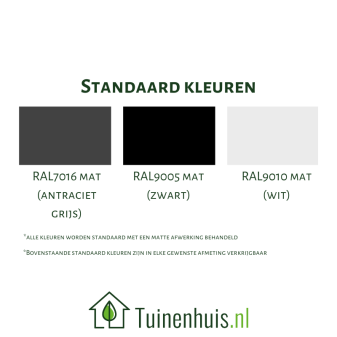 Gepoedercoat Staal Plantenbak Miami Special II 60 - Standaard kleuren leverbaar 10 16 - Gepoedercoate Miami Special II 60