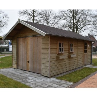Tuinhuis/blokhut type Laurier - Tuin en huis productfoto laurier 1 - BNS118 Laurier