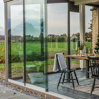 Verasol tuinkamer Greenline glasdak - Verasol greenline tuinkamer antraciet gsw - Verasol tuinkamer Greenline