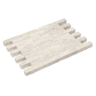 Paving Line Travertin Ivory Cream 20x5x5cm - Waalformaat travertin ivory cream 5 - Paving Line Travertin Ivory Cream waalformaat