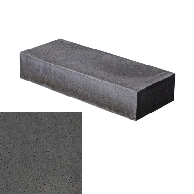Traptrede Oud Hollands antraciet hoogte 15cm diverse lengtes - Traptrede antraciet 100x37x15cm - Traptrede Oud Hollands antraciet 
